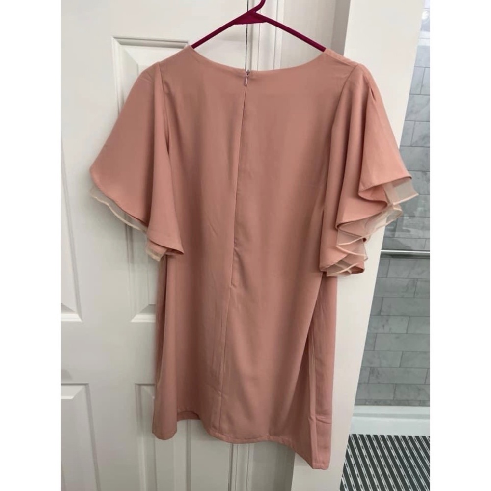 Blush Ruffle Dress - Picture 3 of 3